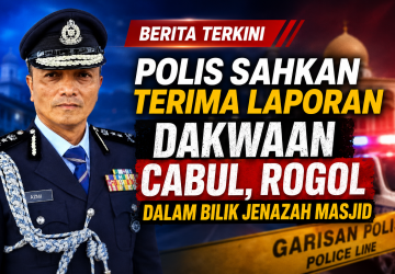 Polis Sahkan Terima Laporan Dakwaan Cabul dan Rogol Dalam Bilik Jenazah Masjid